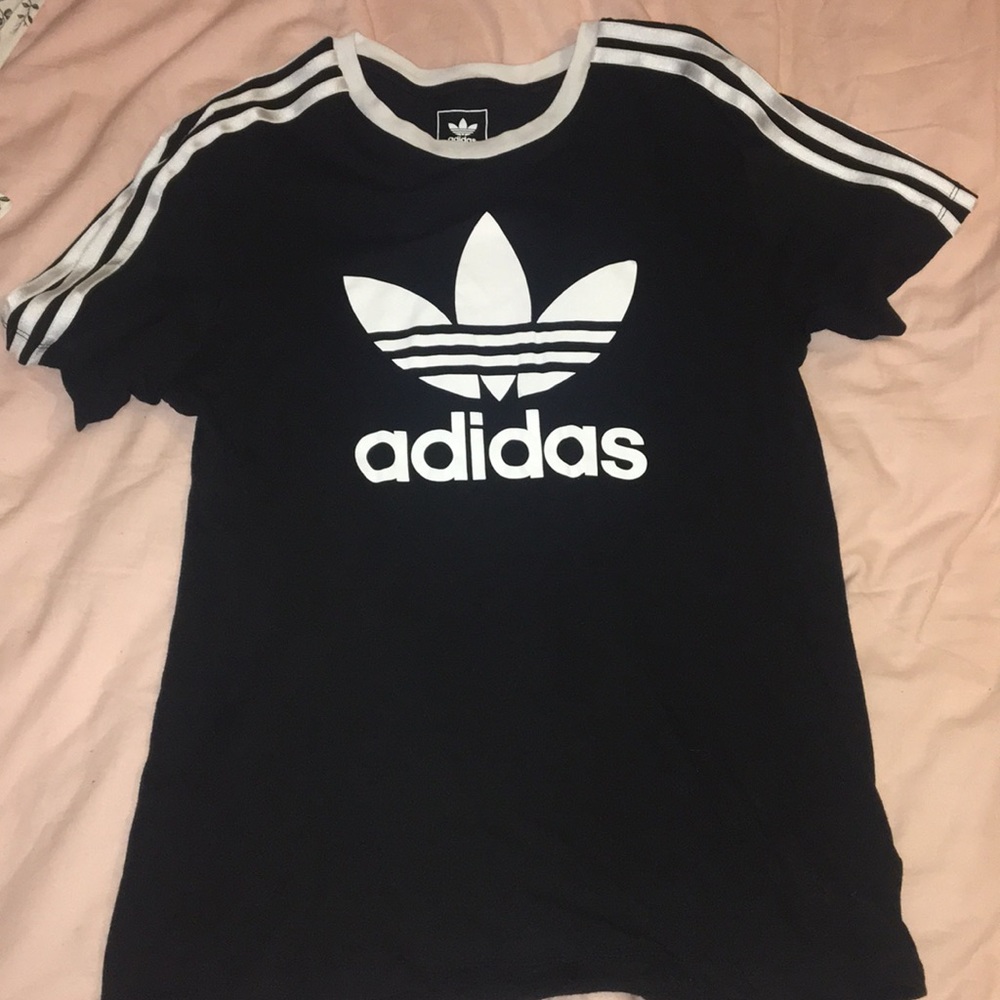 Adidas stripe tee